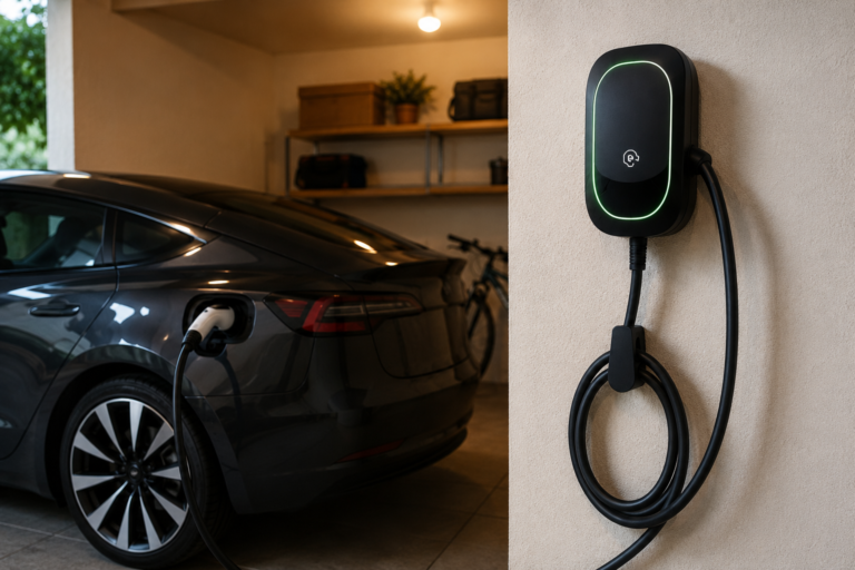 Instalação de Wallbox residencial para carregamento de carro elétrico